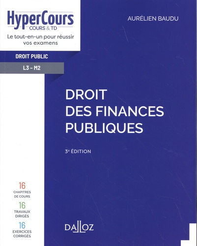 Droit des finances publiques. 3e édition