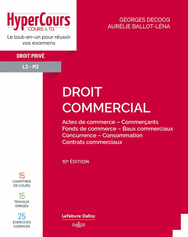 Droit commercial. 10e édition