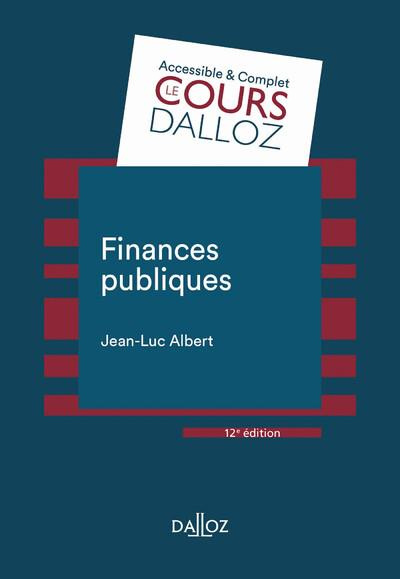 Finances publiques. 12e édition