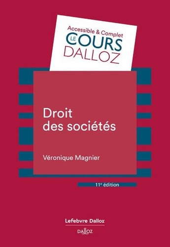 Droit des sociétés. 11e édition