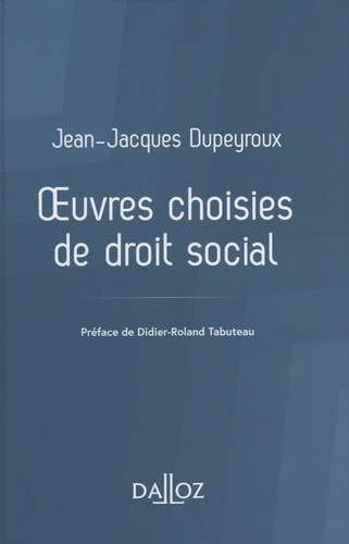 Oeuvres choisies de droit social