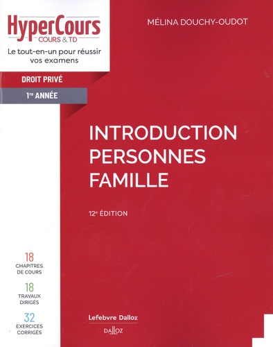Droit civil 1re année. Introduction - Personnes - Ffamille