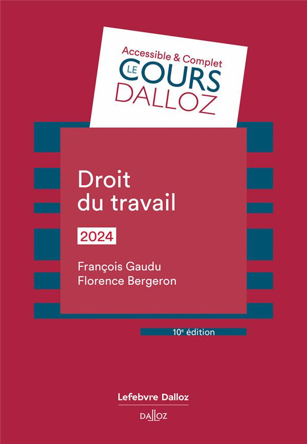 Droit du travail. Edition 2024