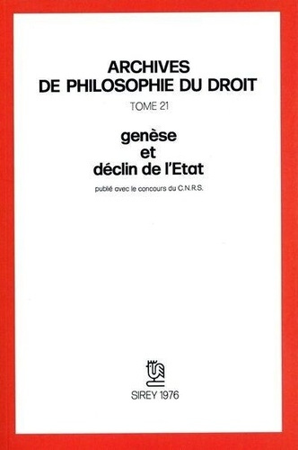 Genèse et déclin de l'État
