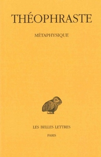 Métaphysique. Edition bilingue français-grec ancien