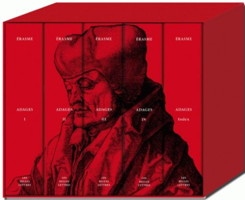 Les Adages. Coffret 5 volumes, édition bilingue français-latin