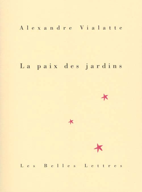 La paix des jardins
