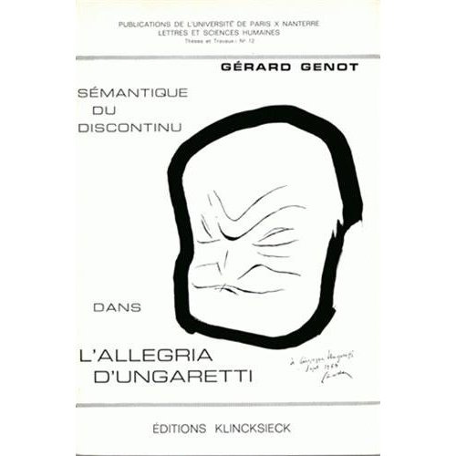 Sémantique du discontinu dans L'Allegria d'Ungaretti