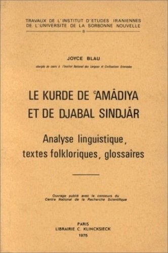 Le kurde de Amadiya et de Djabal Sindjar