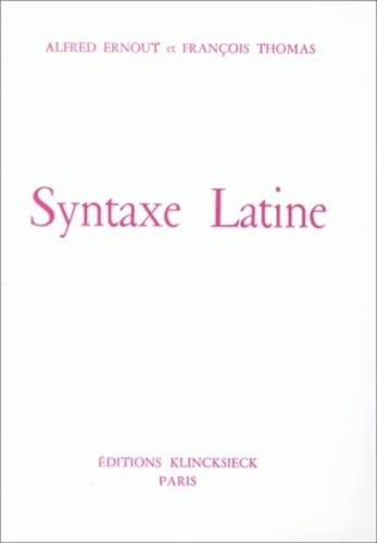 SYNTAXE LATINE. 2ème édition
