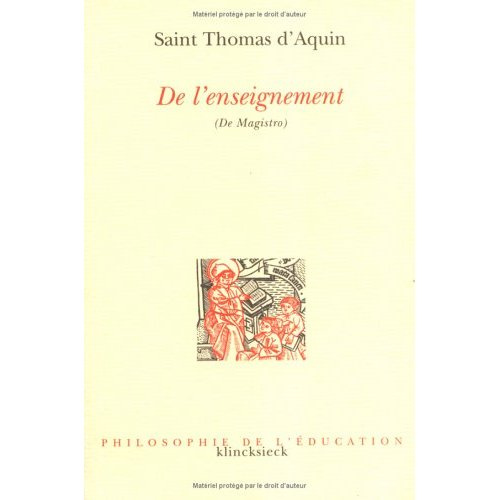 De l'enseignement (De magistro). 2e édition revue et corrigée