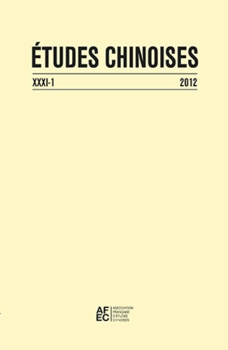 Etudes chinoises N° 31/1 2012