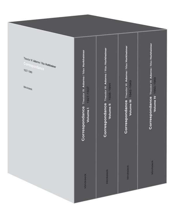 Correspondance 1927-1969. Coffret 4 volumes
