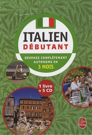 Coffret Italien débutant : 1 Livre   5 CD