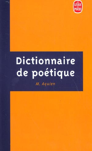 Dictionnaire de poétique