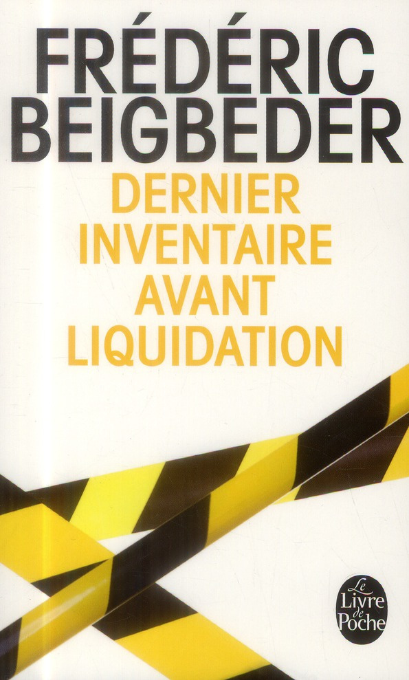 Dernier inventaire avant liquidation