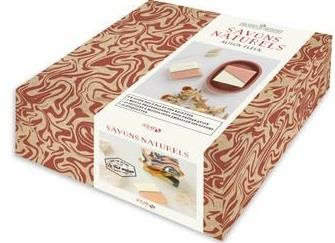 Coffret Savons naturels. Avec 1 moule professionnel, 10 feuilles à motifs, 10 étiquettes