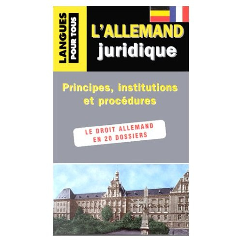 L'allemand juridique