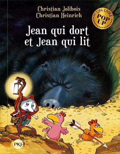 Les P'tites Poules : Jean qui dort et Jean qui lit. Un livre pop up