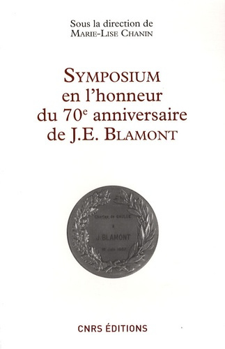 Symposium en l'honneur du 70e anniversaire de J.E. Blamont