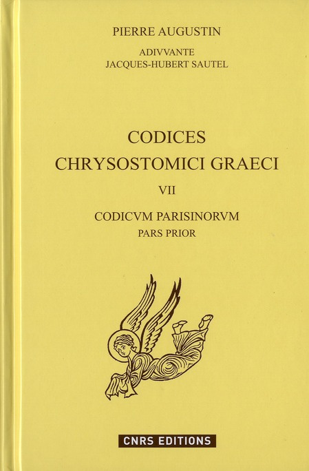Codices Chrysostomici Graeci. Tome 7, Codicum Parisinorum Partem Priorem
