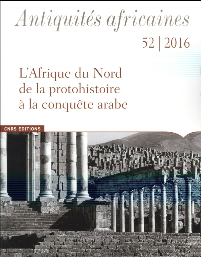 Antiquités africaines N° 52/2016
