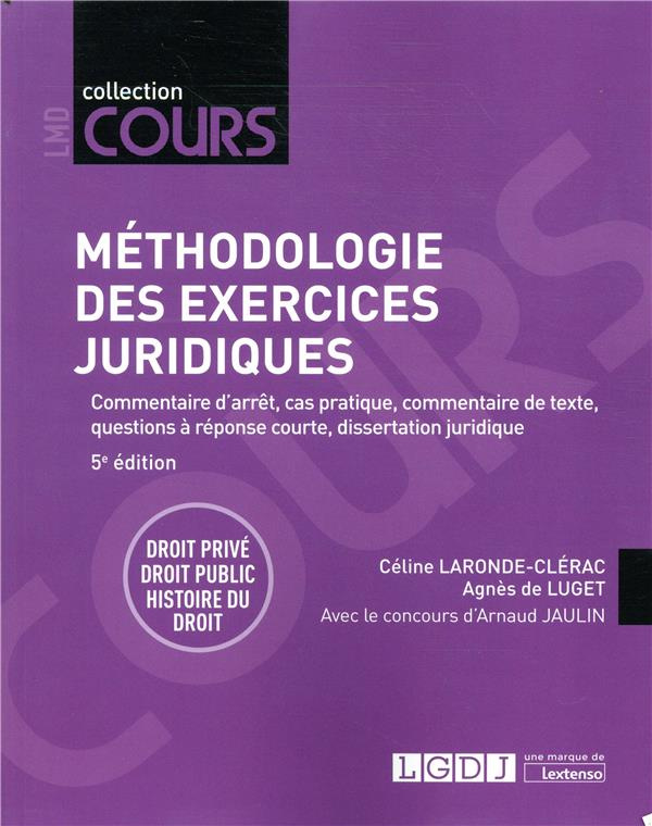 Méthodologie des exercices juridiques