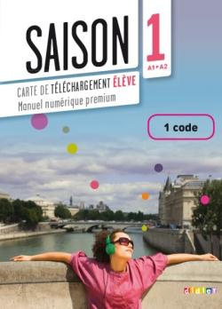 SAISON 1 NIV.A1  - LIVRE NUMERIQUE INTERACTIF - CARTE DE TELECHARGEMENT ELEVE - 1 CODE