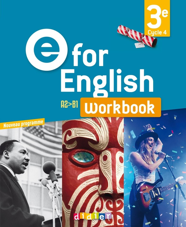 E for english 3e A2>B1. Workbook