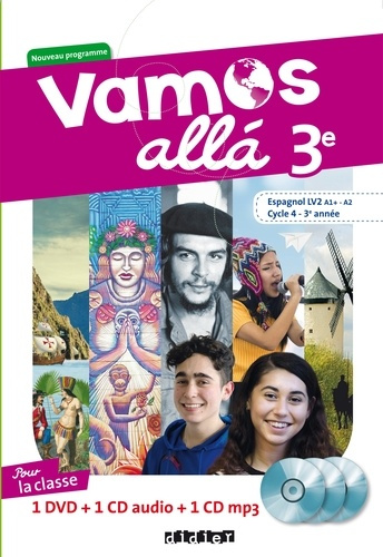 Espagnol 3e LV2 A1 -A2 Vamos alla. 1 DVD   2 CD AUDIO