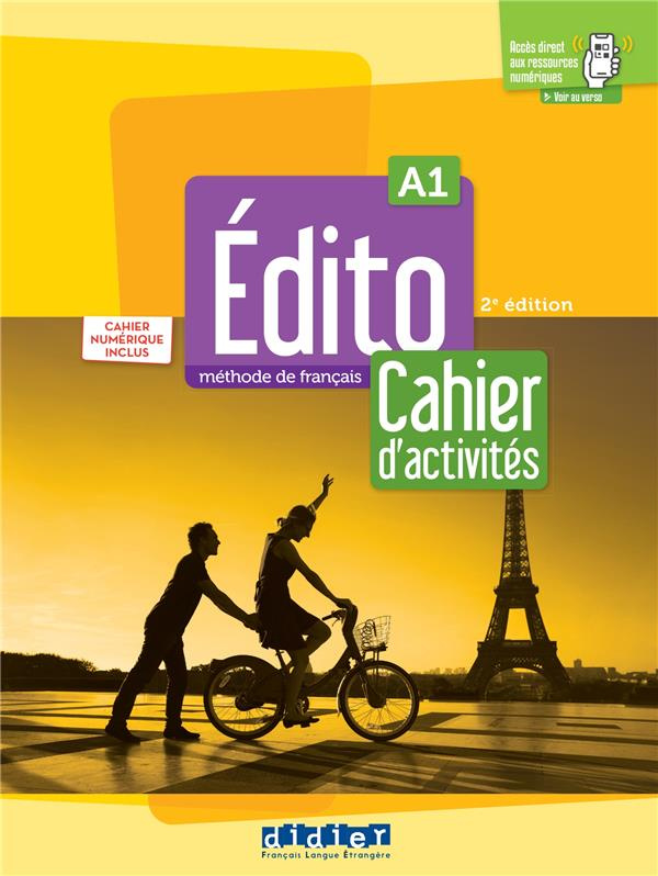 Edito A1. Cahier d'activités   didierfle.app, 2e édition