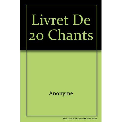 Livret de 20 chants