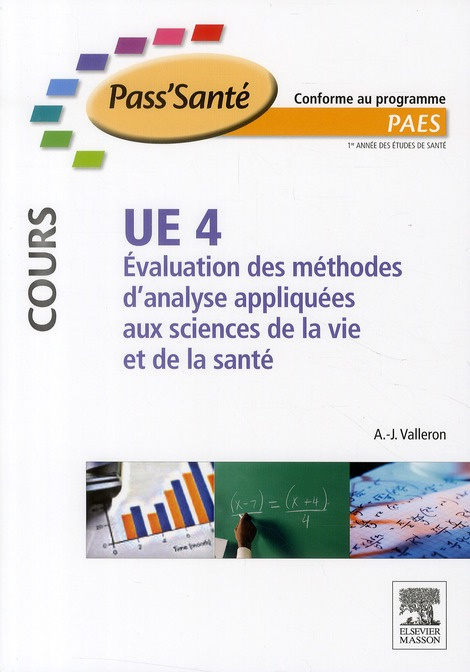 Evaluation des méthodes d'analyse appliquées aux sciences de la vie et de la santé. UE4