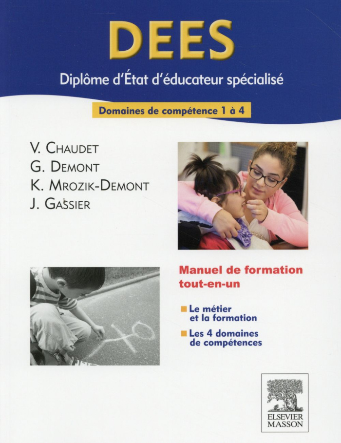 DEES - DIPLOME D'ETAT D'EDUCATEUR SPECIALISE - DOMAINES DE COMPETENCES 1 A 4