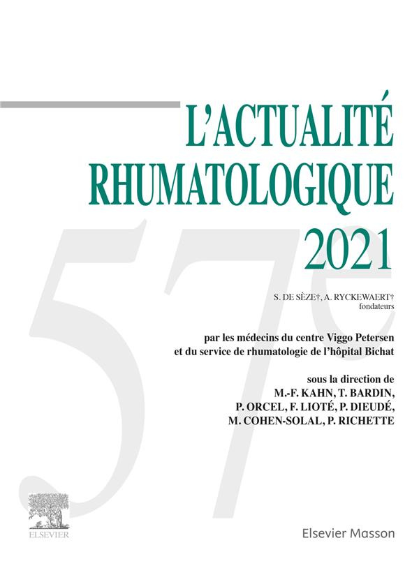 L'actualité rhumatologique. Edition 2021