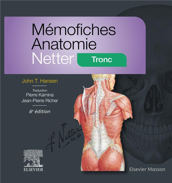 MEMOFICHES ANATOMIE NETTER - TRONC