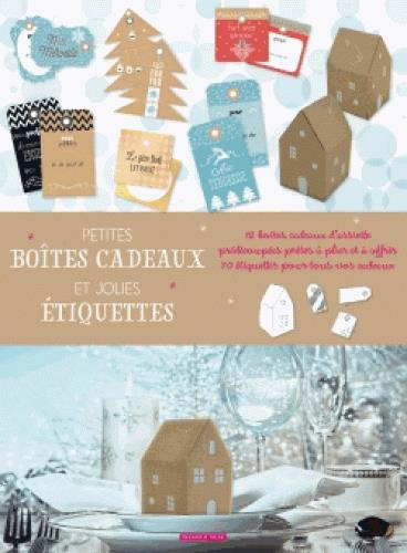 Petites boîtes cadeaux et jolies étiquettes. 12 boîtes cadeaux d'assiettes prédécoupées prêtes à pli