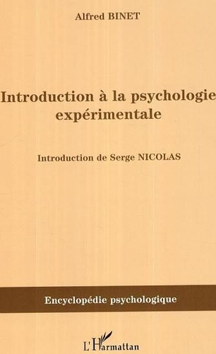 Introduction à la psychologie expérimentale (1894)