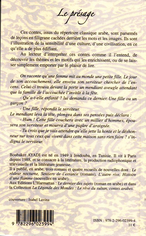 Le présage. Contes arabes