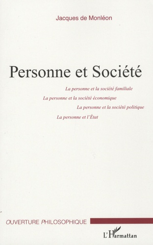 Personne et société