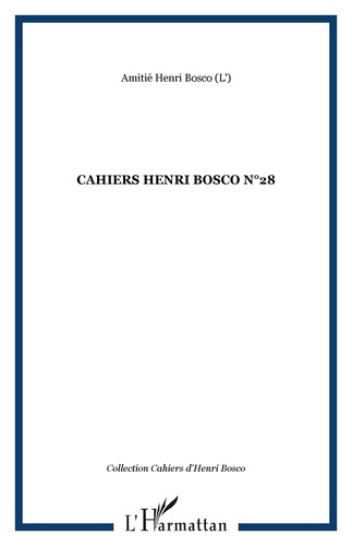 Cahiers Henri Bosco N° 28