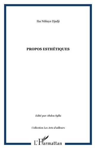 Propos esthétiques