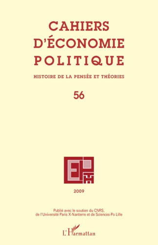 Cahiers d'économie politique N° 56, 2009