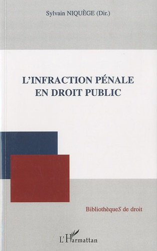 L'infraction pénale en droit public