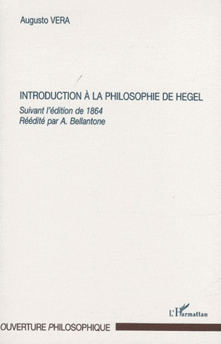 Introduction à la philosophie de Hegel. Suivant l'édition de 1864