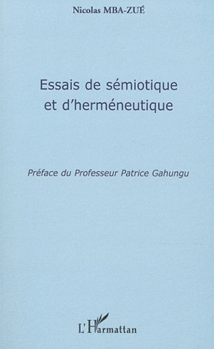 Essais de sémiotique et d'herméneutique