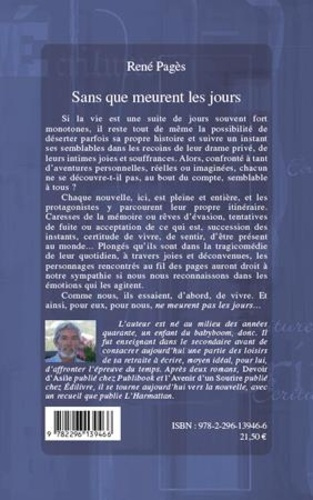 Sans que meurent les jours. Nouvelles