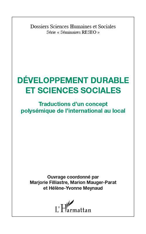 Développement durable et sciences sociales. Traductions d'un concept polysémique de l'international