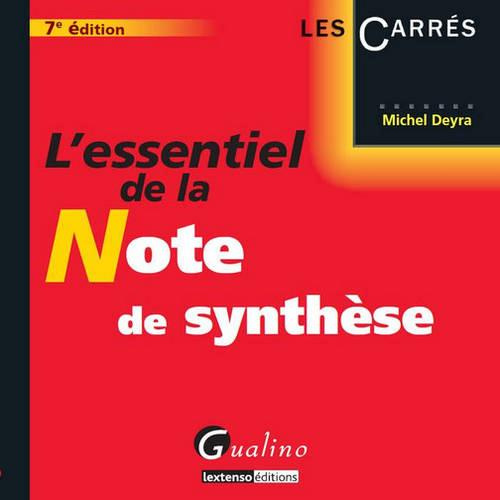 L'essentiel de la note de synthèse