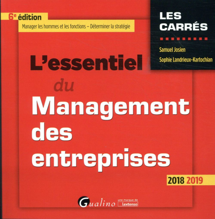 L'essentiel du management des entreprises 2018-2019